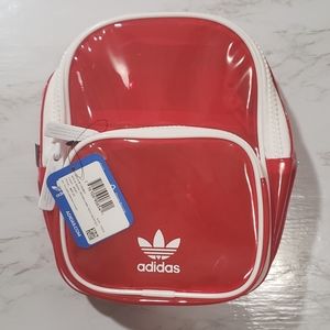 Adidas Mini Back Pack Red Clear